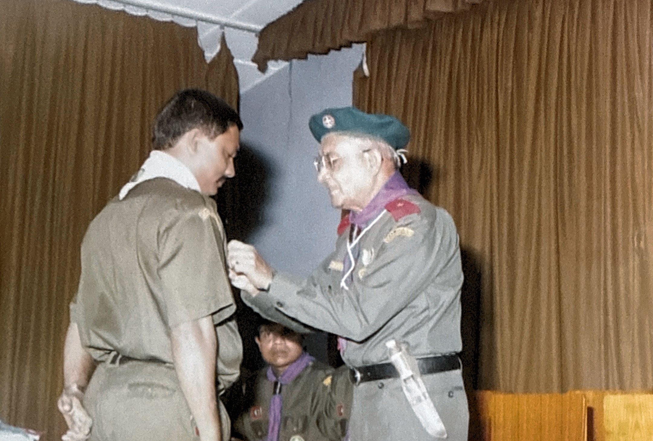 5 Long Service Award Ahmed Imaad Mohamed Being awarded the Long Service Award by the Chief Commissioner Hon. Ahmed Shathir